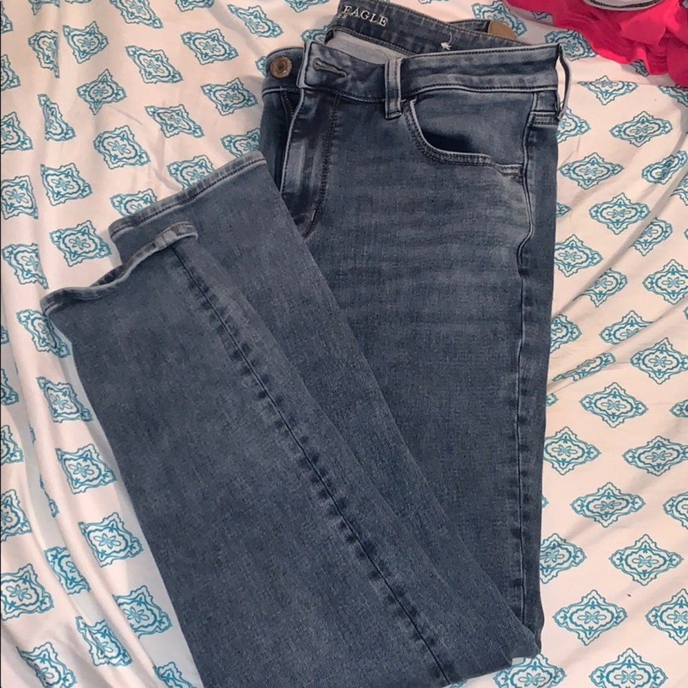 High-rise American eagle skinny jeans